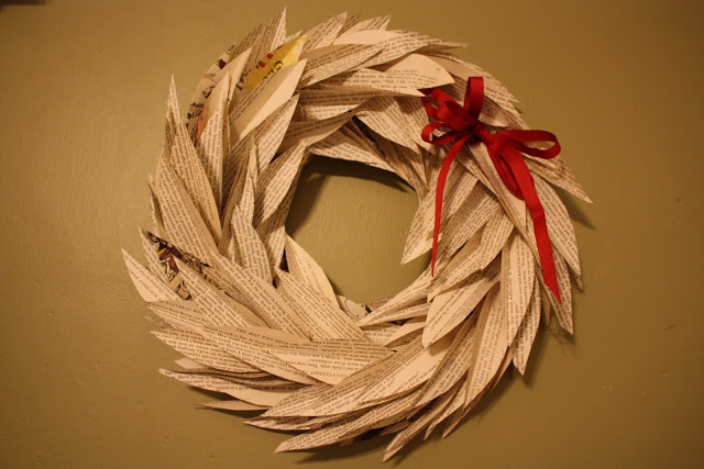 http://www.katydidandkid.com/2009/12/recycled-book-wreath-tutorial.html