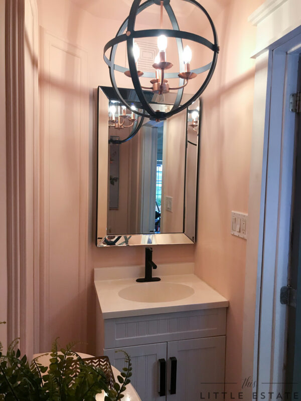 One Room Challenge (Fall 2018 Pretty Pink Powder Room Reveal!) This Little Estate